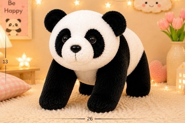 BIG PANDA WALKING POSITION SOFT TOY | GIFT FOR BOY AND GIRL