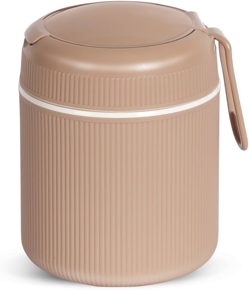 Jaypee Plus Insulated Mug 500ml with Foldable Spoon | Stainless Steel Inner | BPA Free Food Jar