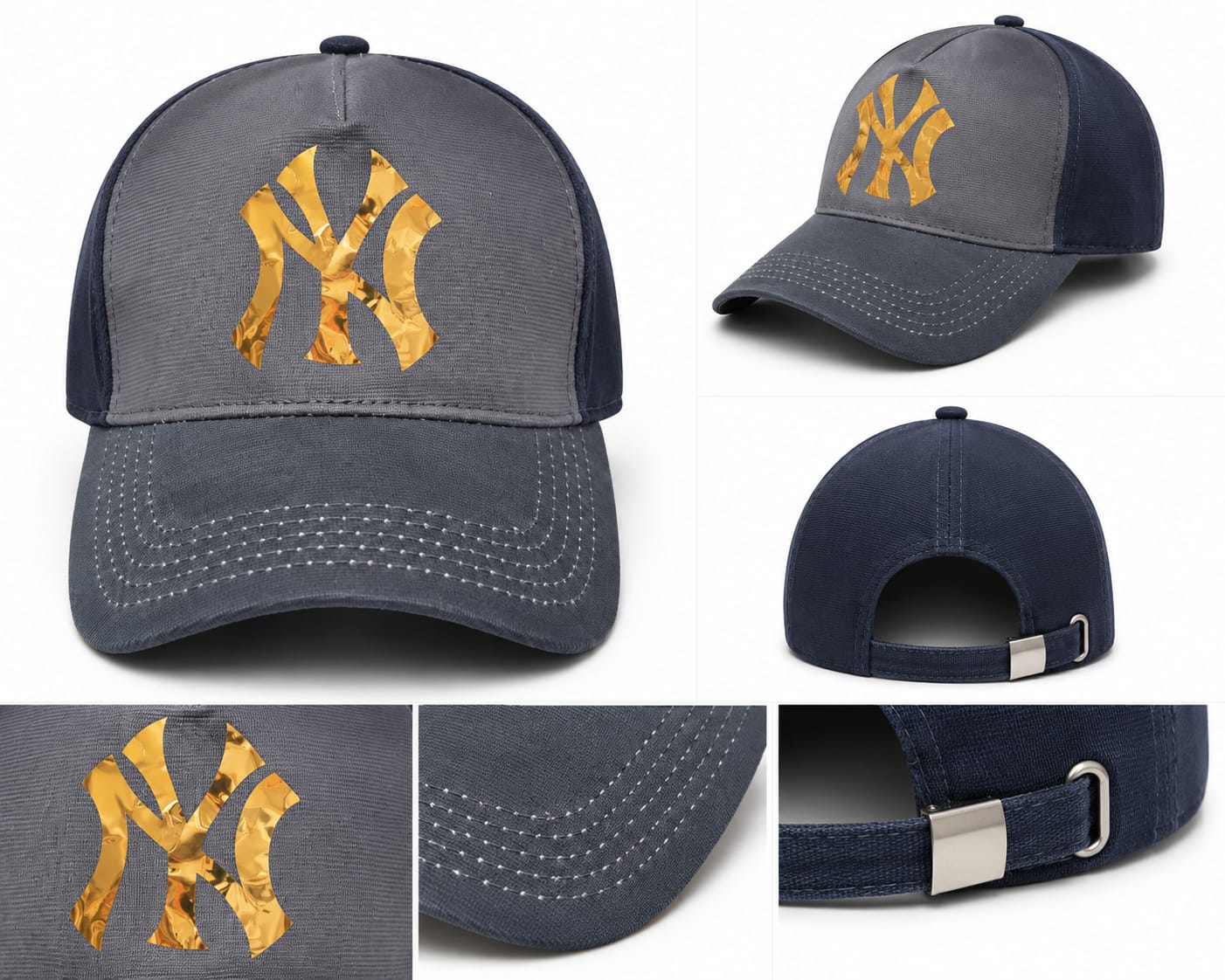 Premium Adjustable Gradient Baseball Cap for Boys & Girls | Stylish Casual Sports Cap