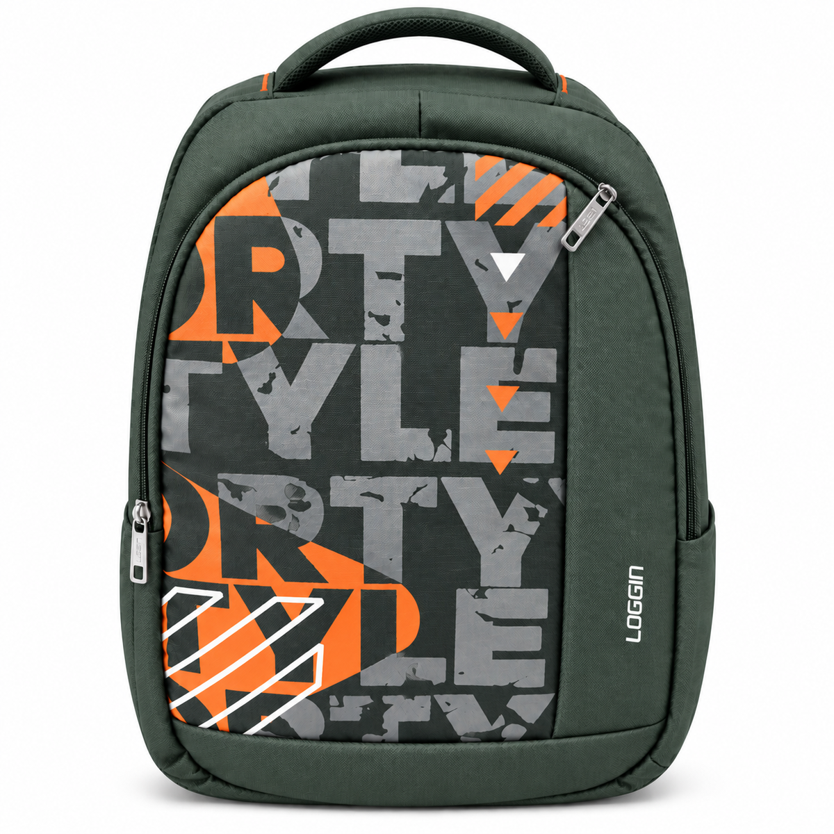 Stylish Backpack for Men & Women | 4 Zipper Backpack with 2 Side Bottle Pockets | College, Office & Travel Bag