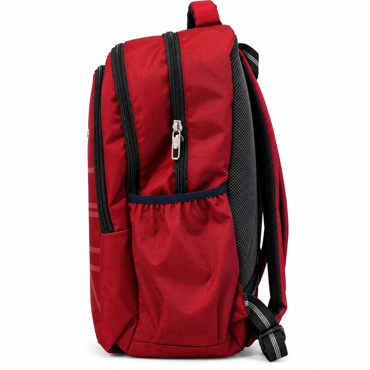 Stylish Red Backpack for School, College, Office & Travel | Spacious Casual Backpack with Multiple Compartments