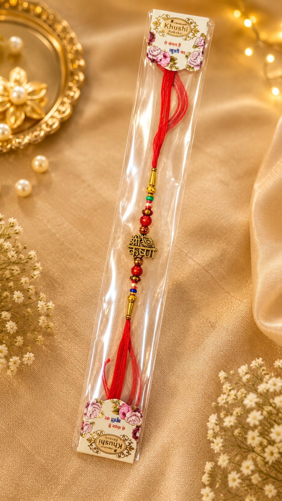 Shree Krishna Rakhi | Metal Charm Rakhi