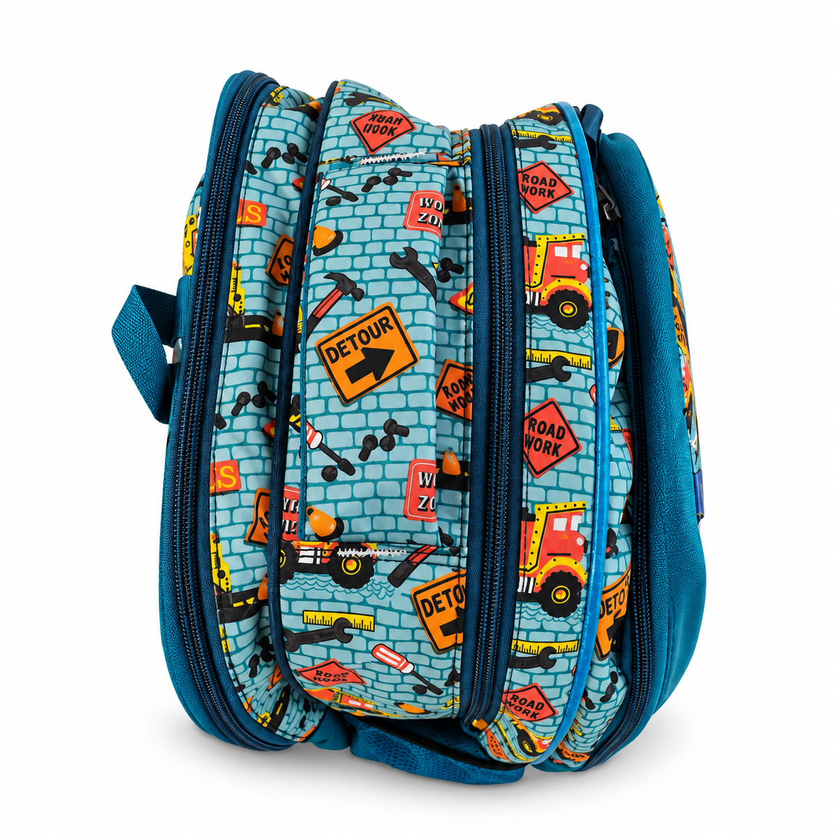 Spider-Man Kids School Backpack | 3 Zipper School Bag | Marvel Superhero Printed Backpack with Side Pockets