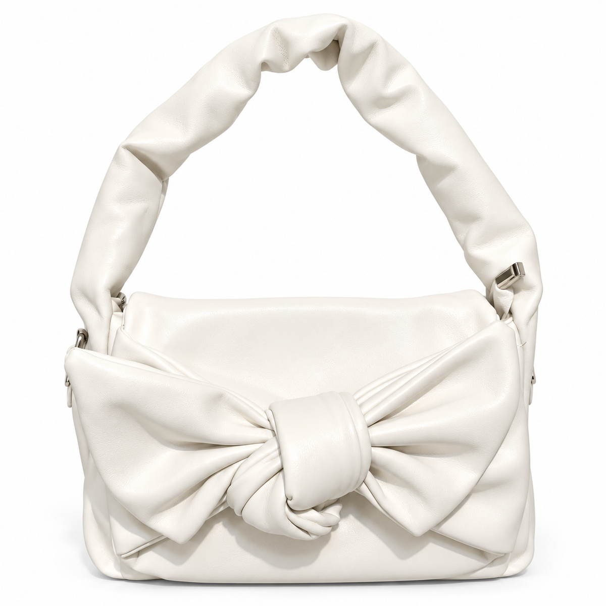 Pink Bow Shoulder Handbag | Stylish Top Handle & Adjustable Sling Strap | Cute Fashion Bag