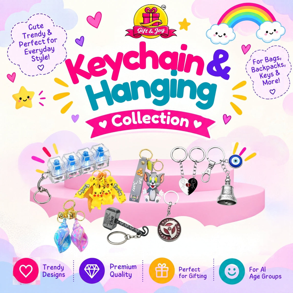 Keychains and Hangings
