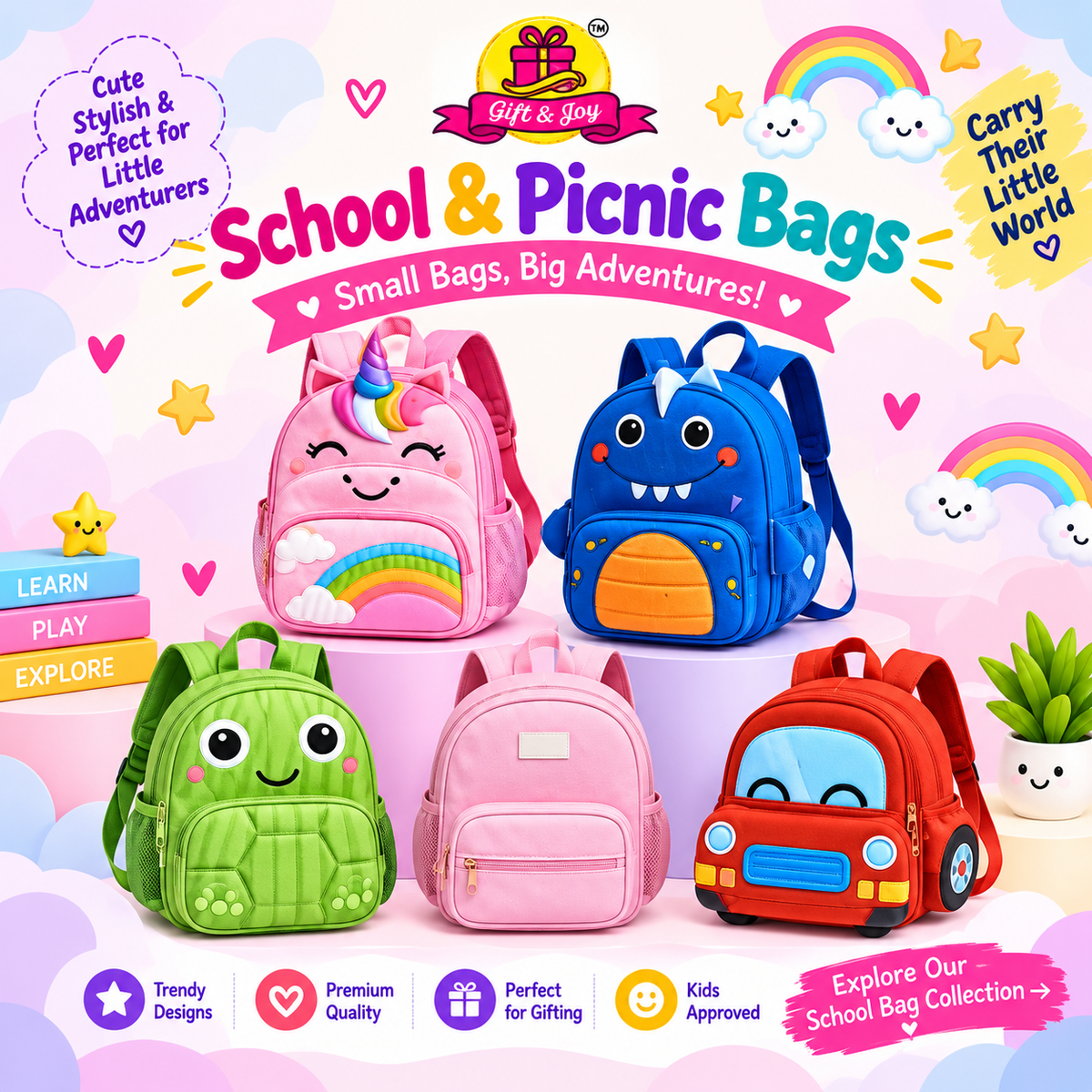 School / Picnic Bags