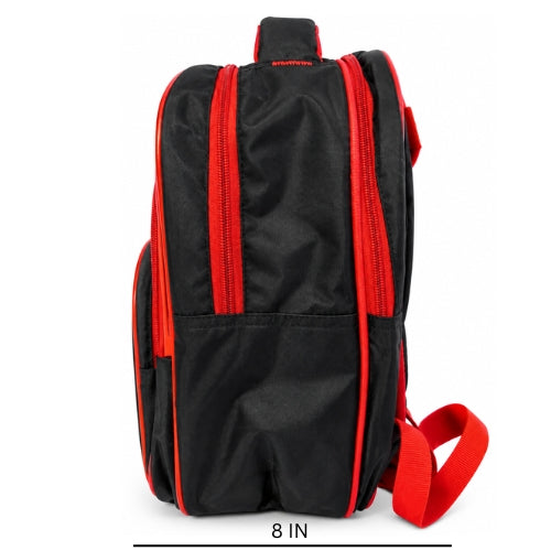 Spider-Man Kids School Backpack | 4 Zipper Spacious School Bag | Amazing Spider-Man Printed Backpack with Side Mesh Pocket