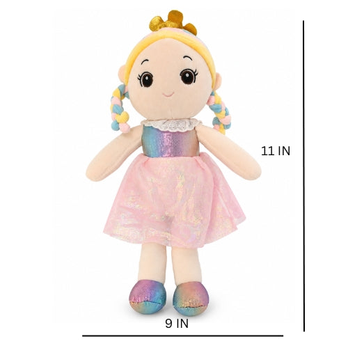Cute Princess Doll Plush Soft Toy – Adorable Soft Doll for Kids & Girls