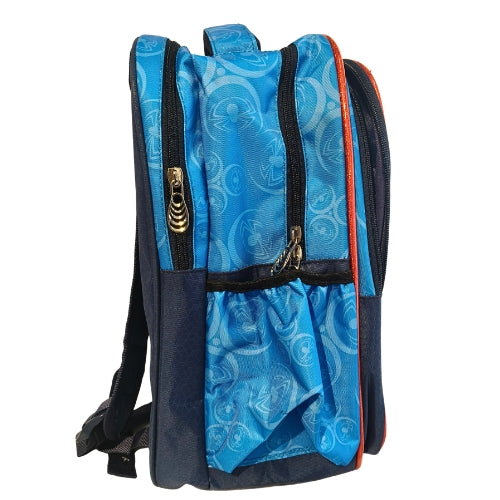 Avengers School Backpack for Kids | 4 Zipper Spacious School Bag with 1 Bottle Pocket | Stylish Red &amp; Blue Backpack