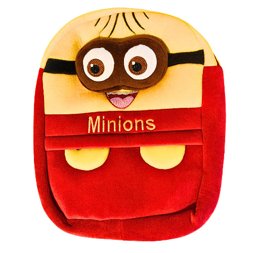Kids Minions Backpack for Boys &amp; Girls | 2 Zipper Cute Cartoon School Bag | Lightweight Kids Backpack