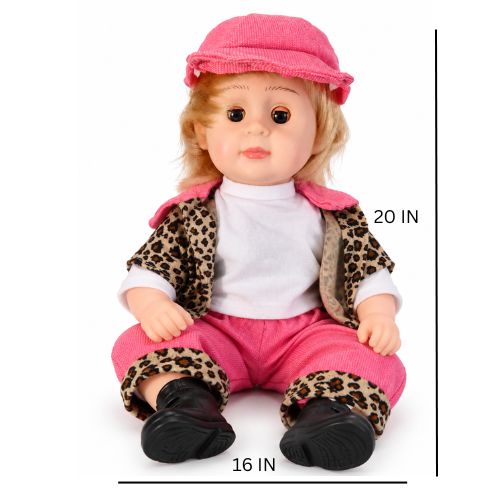Cute Baby Doll with Open & Close Eyes – Soft Adorable Doll Toy for Kids