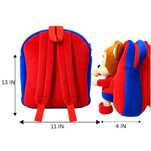 Cute Plush Monkey Backpack for Kids – Soft Toy School & Travel Bag