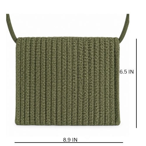 Cute Teddy Bear Crochet Sling Bag