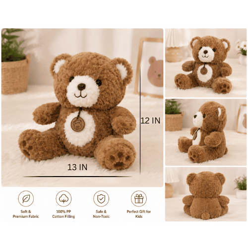 Premium Soft Teddy Bear Plush Toy for Boys and Girls