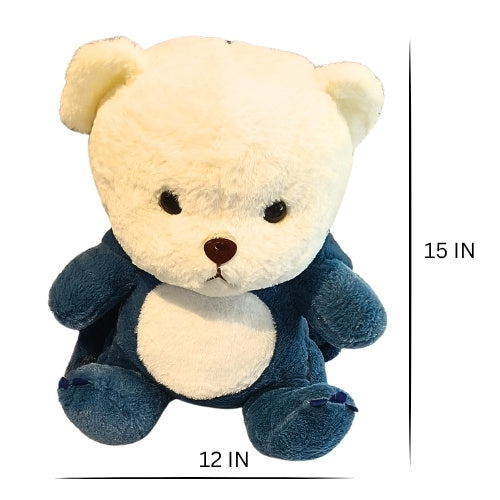 Cute Teddy Plush Soft Toy with Stitch Hoodie - Premium Stuffed Toy for Kids
