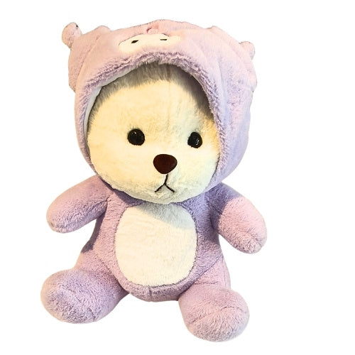 Cute Teddy Plush Soft Toy with Hoodie – Premium Stuffed Toy for Kids