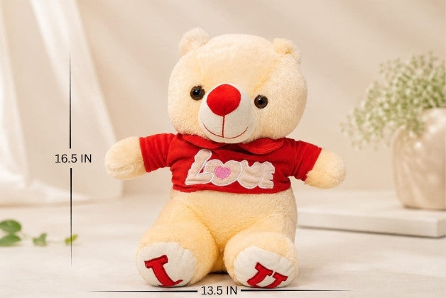 LOVE T-SHIRT TEDDY SOFT TOY | GIFT FOR BOYS AND GIRLS