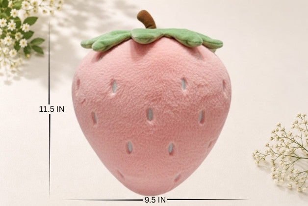 STRAWBERRY PLUSH PILLOW SOFT FRUIT TOY | GIFT FOR BOYS AND GIRLS