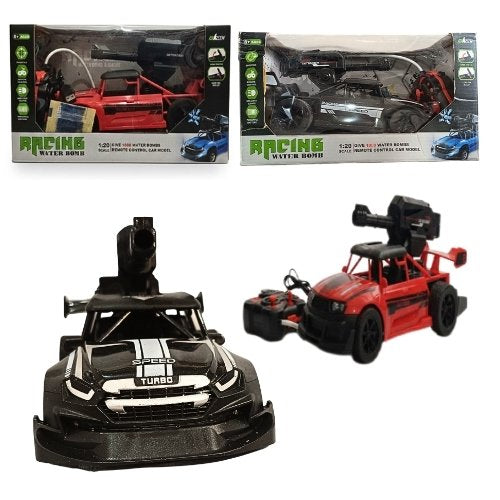 High-Action R/C RACING WATER BOMB Car | Remote Control Stunt Vehicle with Smoke & LED Light Effects