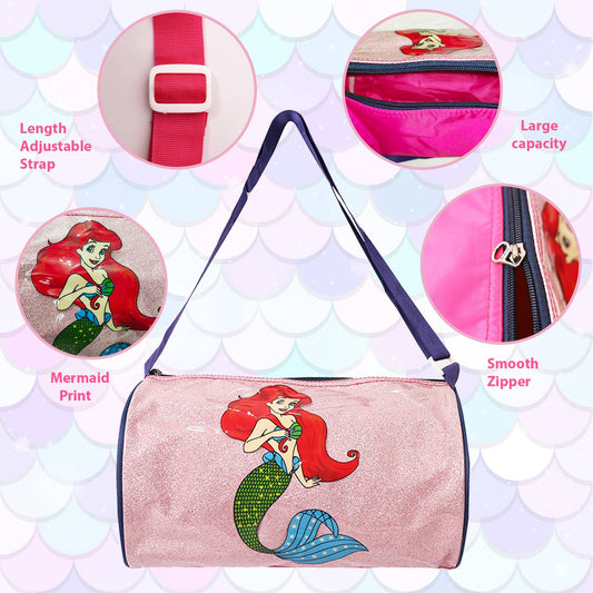 Sling Bag | Cute Mermaid, Space, Unicorn Printed Crossbody Shoulder Bag for Kids | Adjustable Strap & Spacious Storage