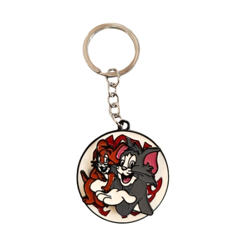 Tom &amp; Jerry Spinner Heavy Metal Keychain
