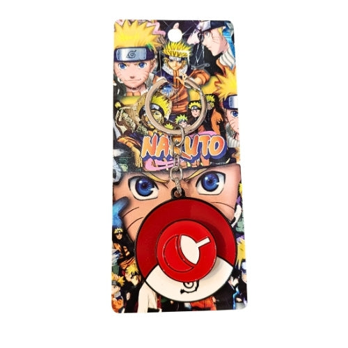 Naruto Symbol Spinner Heavy Metal Keychain