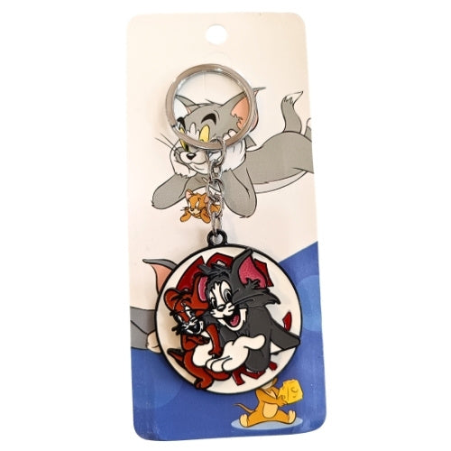 Tom &amp; Jerry Spinner Heavy Metal Keychain