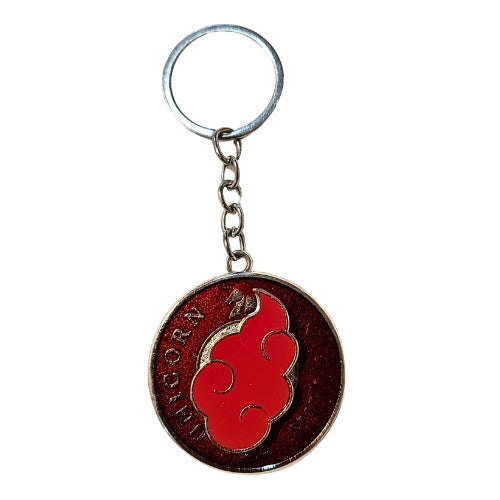 Unicorn Spinner Heavy Metal Keychain
