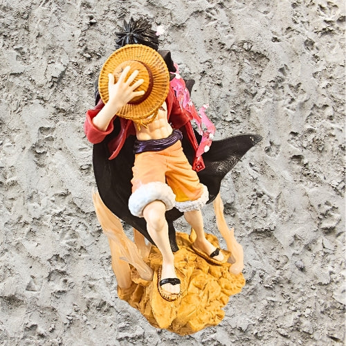 One Piece Monkey D. Luffy Gear Action Figure | Anime Collectible Statue with Effect Base