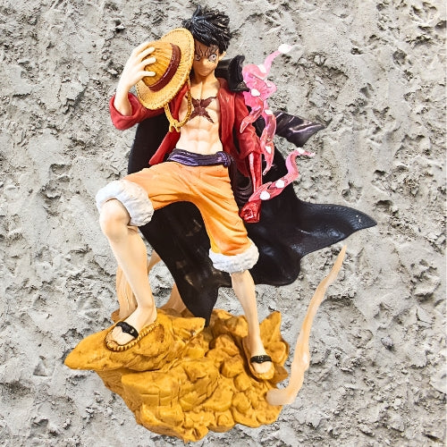 One Piece Monkey D. Luffy Gear Action Figure | Anime Collectible Statue with Effect Base