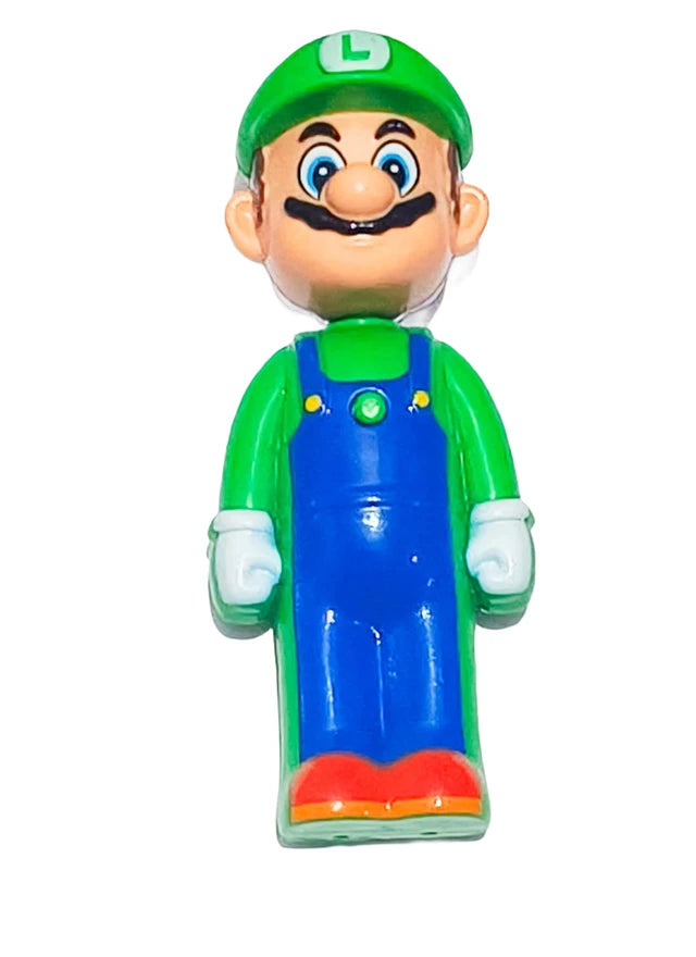 Kids Cartoon Character Toothbrush Collection – Mario, Luigi, Robot, Cat & Bear