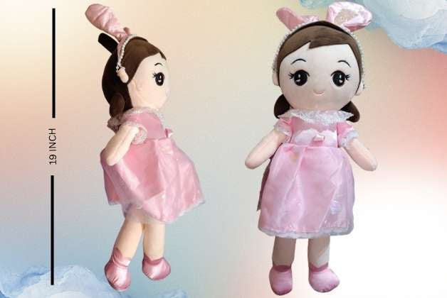 FANCY EAR DOLL SOFT TOY | FROK DOLL | GIFT FOR GIRLS