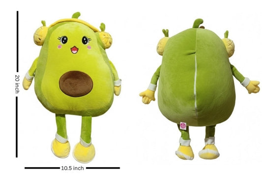 AVOCADO STUFFED BLANKET PLUSHIE SOFT TOY | BIRTHDAY GIFT FOR GIRLS/WIFE, BOYFRIEND/HUSBAND, SOFT TOYS FOR GIRLS, BABY TOYS