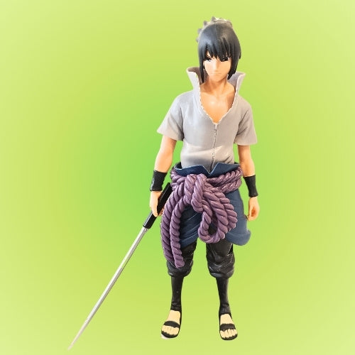 Banpresto Naruto Shippuden Sasuke Uchiha Action Figure | Anime Collectible Statue with Sword