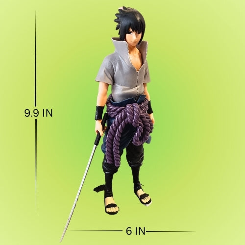 Banpresto Naruto Shippuden Sasuke Uchiha Action Figure | Anime Collectible Statue with Sword