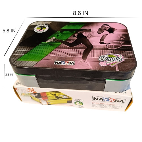 Insulated Stainless Steel Lunch Box | Leak Proof Food Container | Heat Retention Tiffin Box for School, Office & Travel
