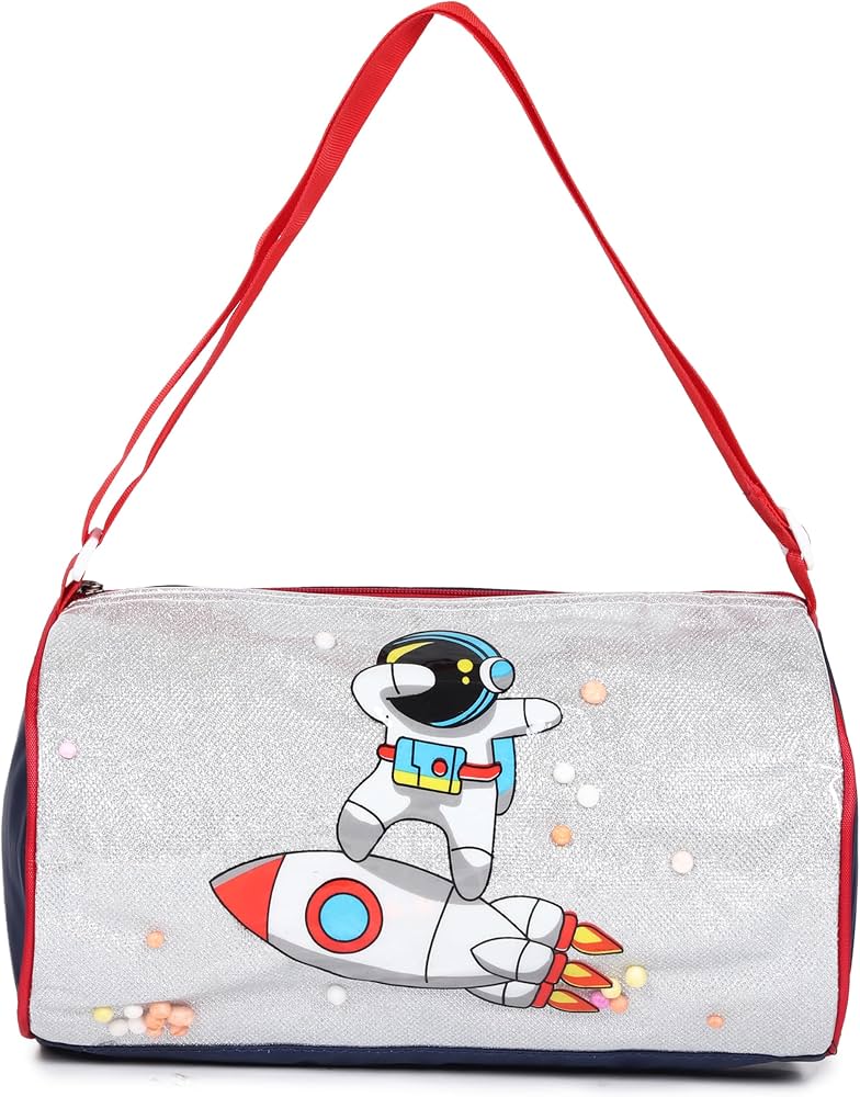Sling Bag | Cute Mermaid, Space, Unicorn Printed Crossbody Shoulder Bag for Kids | Adjustable Strap & Spacious Storage