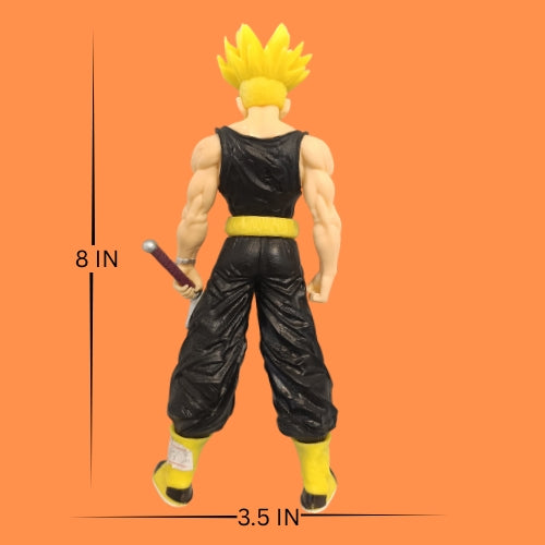 Dragon Ball Z Super Saiyan Future Trunks Action Figure | Anime Sword Warrior Collectible  Statue