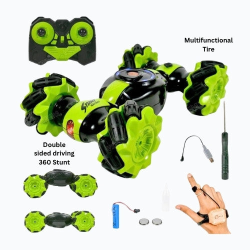 360° Gesture Control Stunt Twist Car with Smoke & Lights