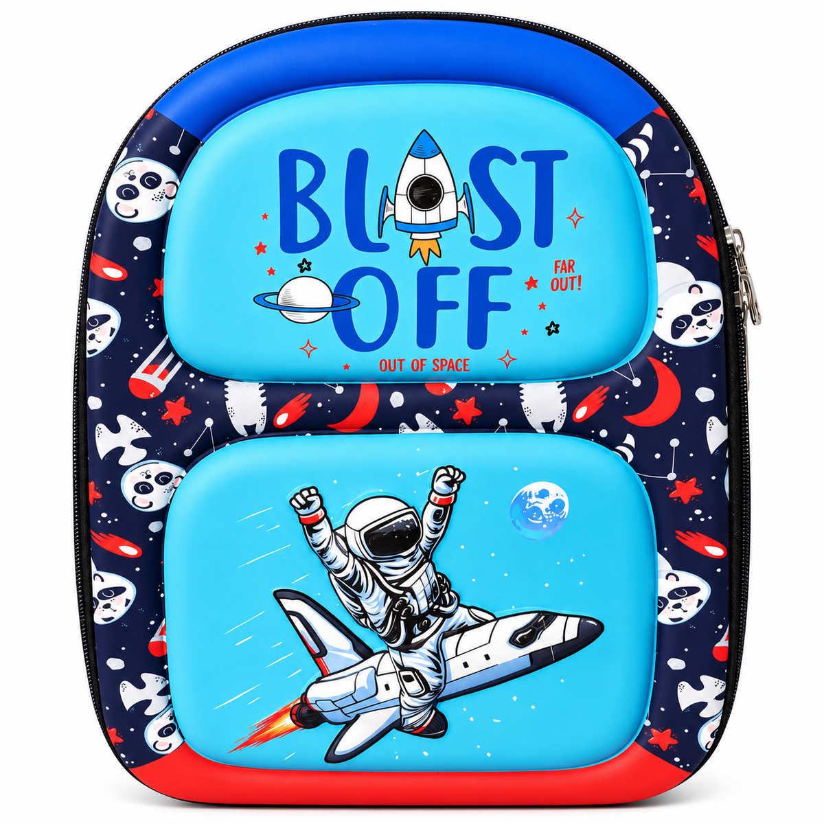 Blast Off Space Adventure Kids Backpack – Astronaut Rocket School Bag