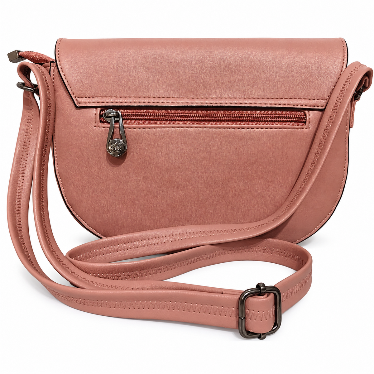 Floral Embossed Pink Sling Bag for Women – Elegant Crossbody Shoulder Handbag