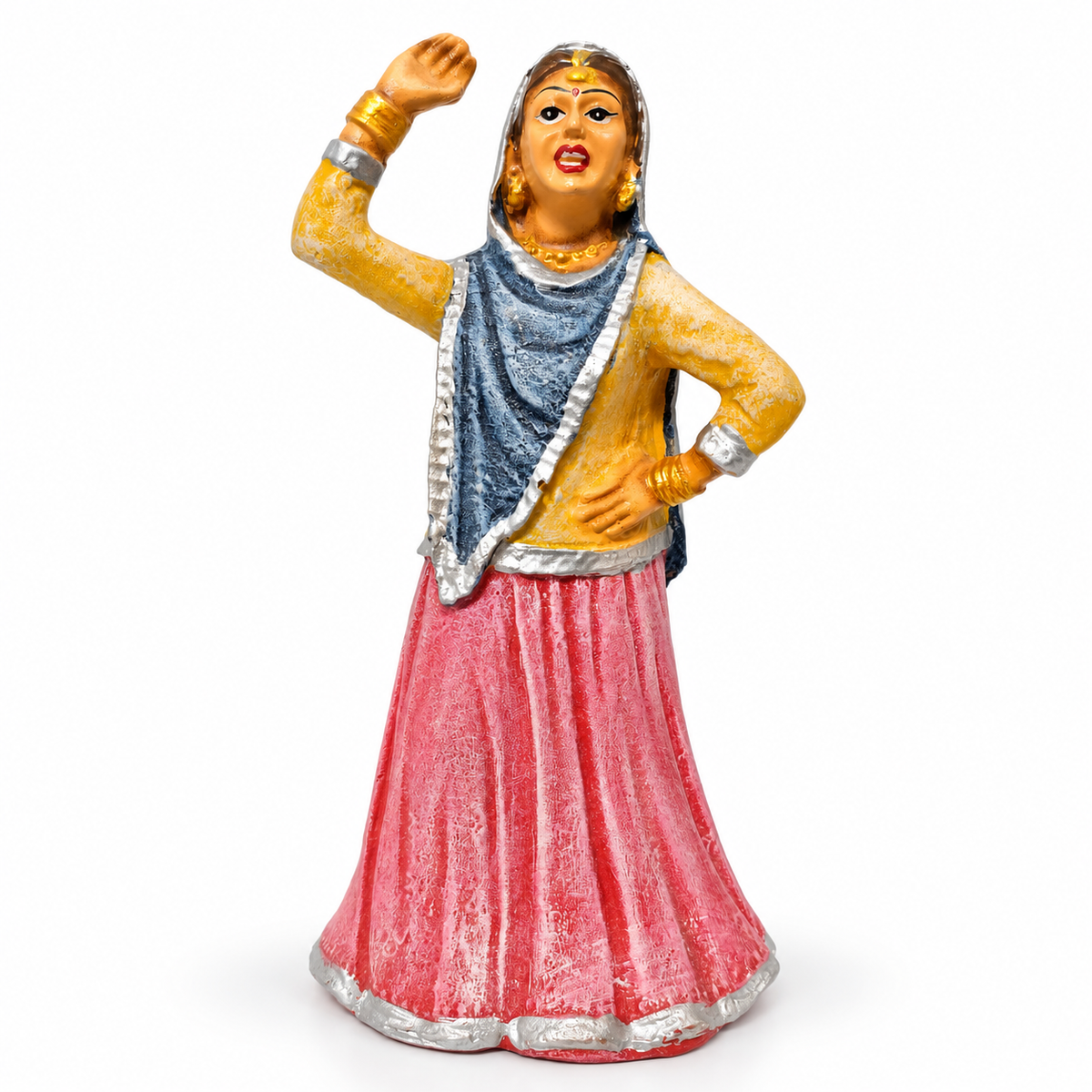 Set Punjabi folk dance figurines set - luxury artistic home decor showpiece for living room, office, study and tabletop decoration