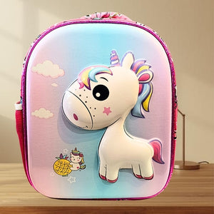 UNICORN 3D VIEW 13.5 INCH SCHOOL BAG FOR GIRLS | STYLISH SCHOOL BAG FOR KIDS
