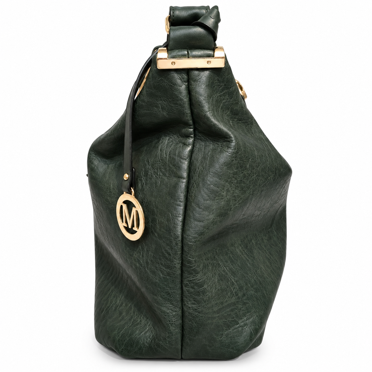 Dark Green Shoulder Handbag for Women