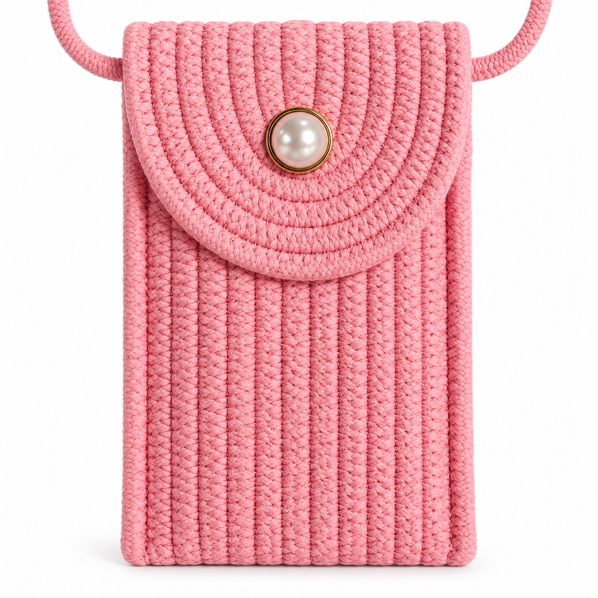 Handcrafted Crochet Mobile Sling Pouch