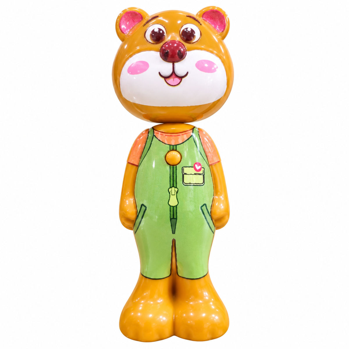Kids Cartoon Character Toothbrush Collection – Mario, Luigi, Robot, Cat & Bear