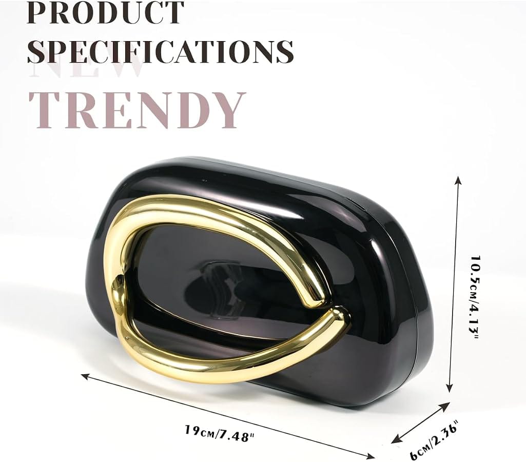 Luxury Acrylic Clutch Bag For Women | Premium Chain Sling Party Handbag