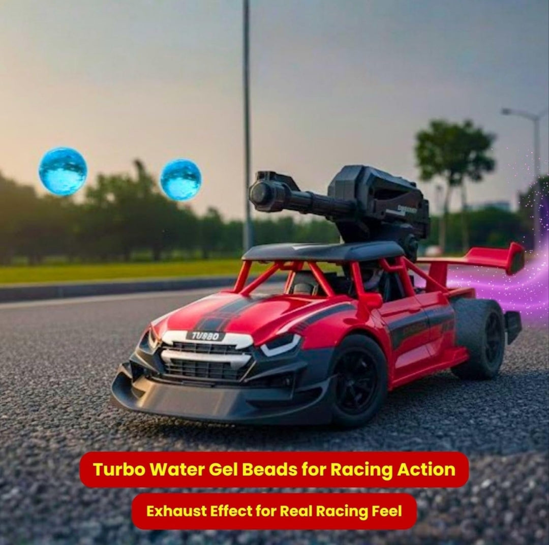 High-Action R/C RACING WATER BOMB Car | Remote Control Stunt Vehicle with Smoke & LED Light Effects