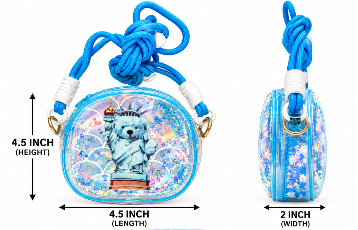 Girls & Women Cute Mini Sling Bag | Stylish Crossbody Shoulder Bag with Adjustable Rope Strap | Lightweight Casual Handbag