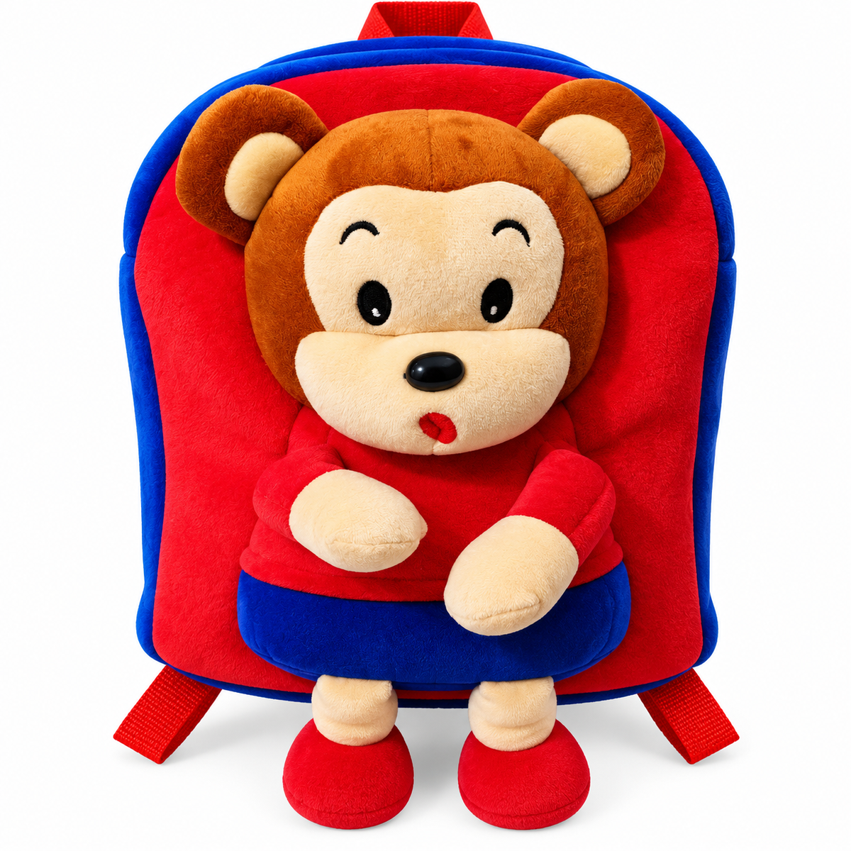 Cute Plush Monkey Backpack for Kids – Soft Toy School & Travel Bag
